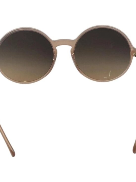 CHANEL COCO Mark Sunglasses plastic Beige CC Auth 176077A main image 8
